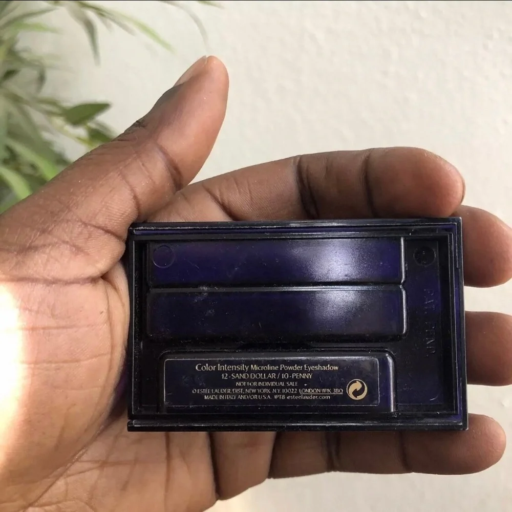 TWO Estee Lauder Color Intensity Microfine Eyeshadow Duo 12 Sand Dollar 10 Penny
